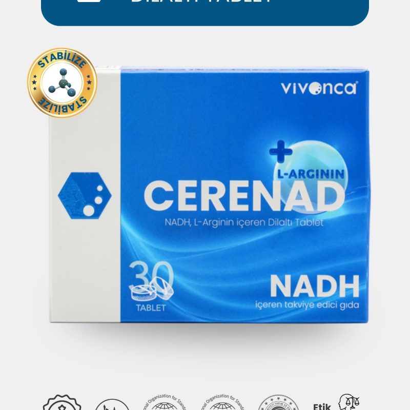 Cerenad + L-arginine Sublingual Tablet, Dietary Supplement Containing Nadh And L-arginine